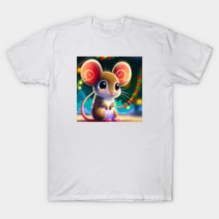 Cute Mouse Drawing T-Shirt